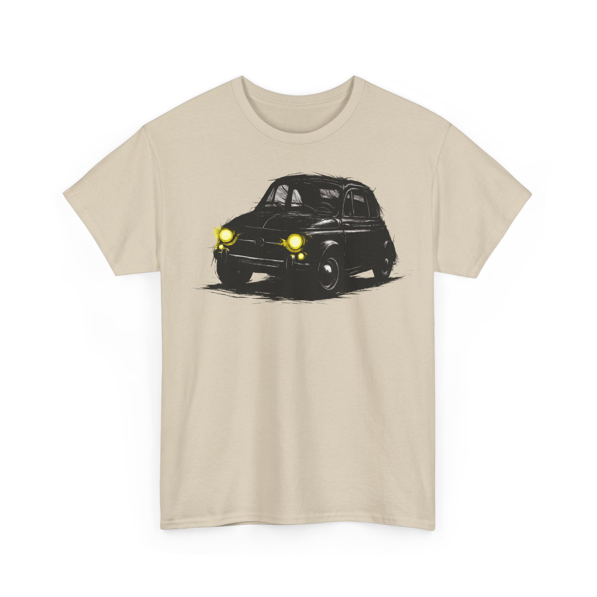 T-Shirt, Fiat 500, Cinquecento, großer feiner Druck – Bild 3