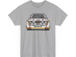 T-Shirt, Audi Sport Quattro S1, Strichzeichnung, eigenes Kennzeichen möglich