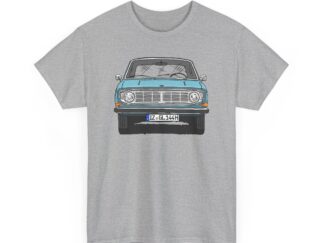 T-Shirt, Volvo 140/142, Strichzeichnung, Hellblau, IZ GL 144H