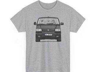 T-Shirt, VW T4 GP, Bulli, Strichzeichnung, Schwarz, BI SK 750