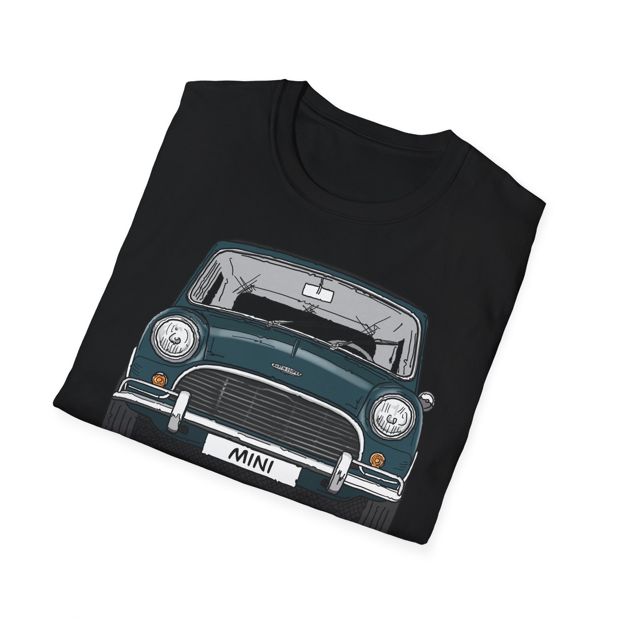 T-Shirt, Mini, Strichzeichnung, Grün, mit Kennzeichen personalisierbar – Bild 8