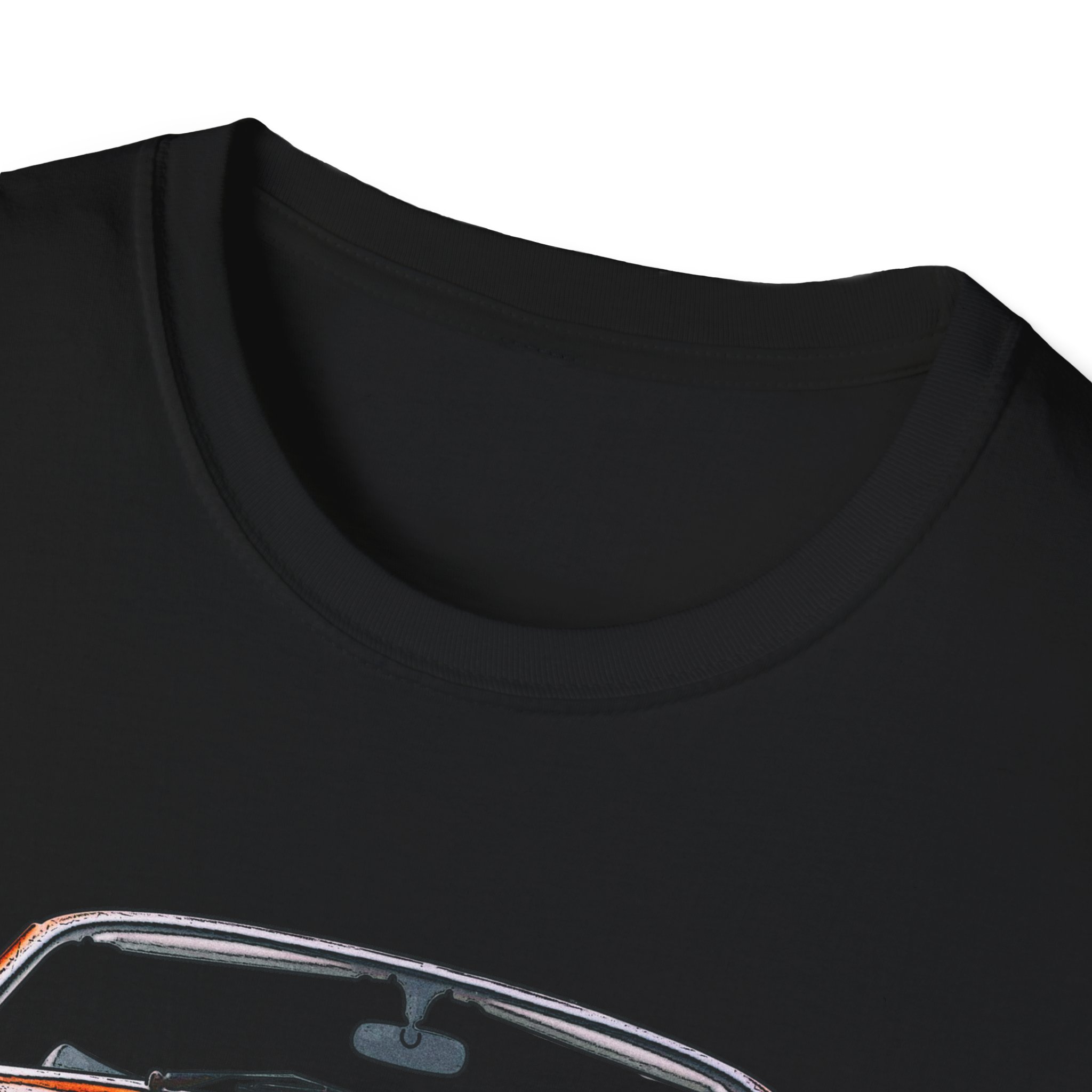 T-Shirt, Karmann-Ghia Typ14 Cabriolet, Orange, beidseitig bedruckt, mit Kennzeichen personalisierbar – Bild 7