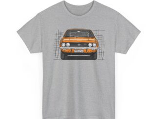 T-Shirt, Opel Manta A, Strichzeichnung, Beige, personalisierbar, bis 5XL