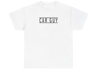 T-Shirt, CAR GUY, Schwarze Schrift