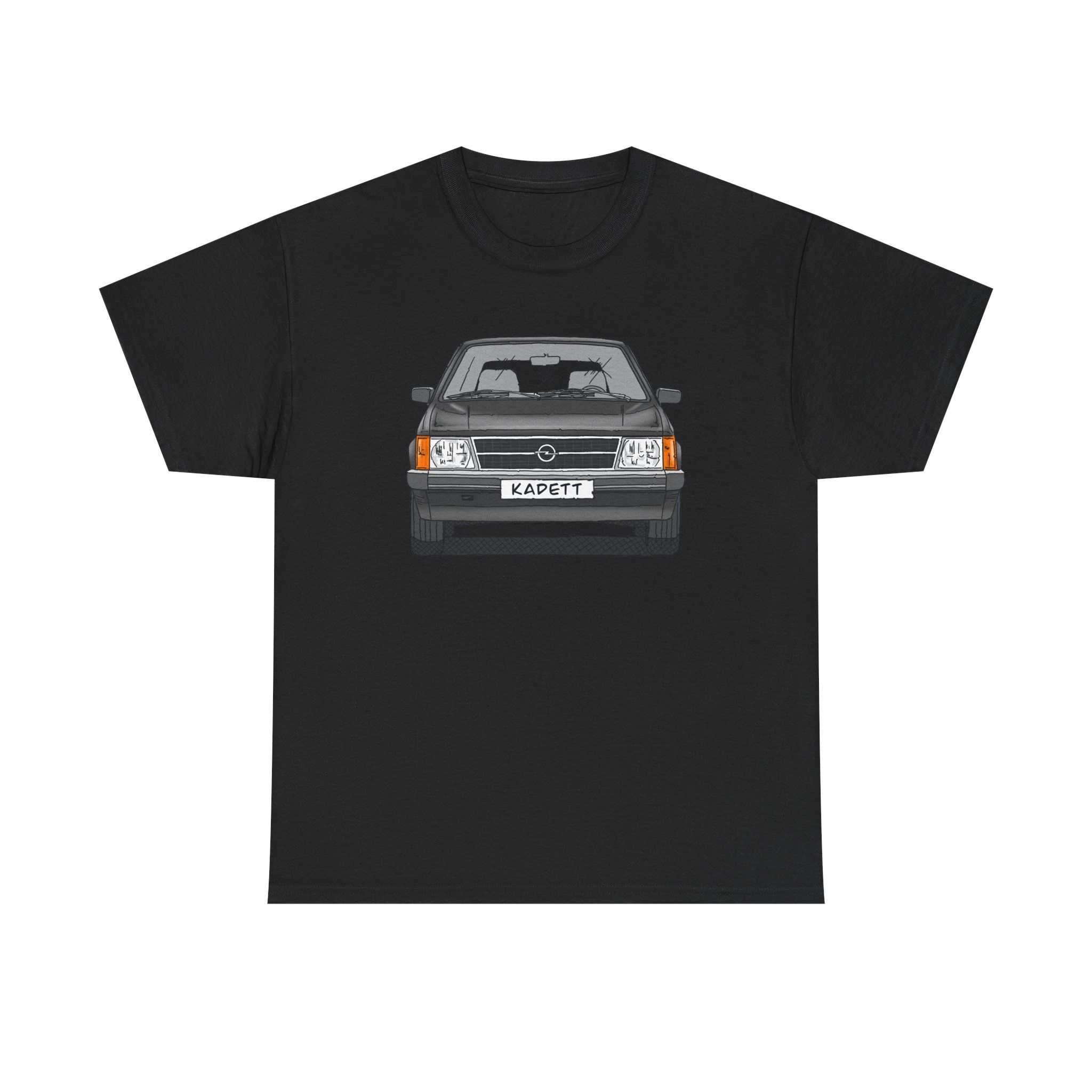 T-Shirt, Opel Kadett D, Strichzeichnung, Schwarz, mit Kennzeichen personalisierbar – Bild 53