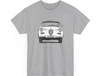 T-Shirt, Goggo Coupe, Strichzeichnung, Weiß, personalisierbar