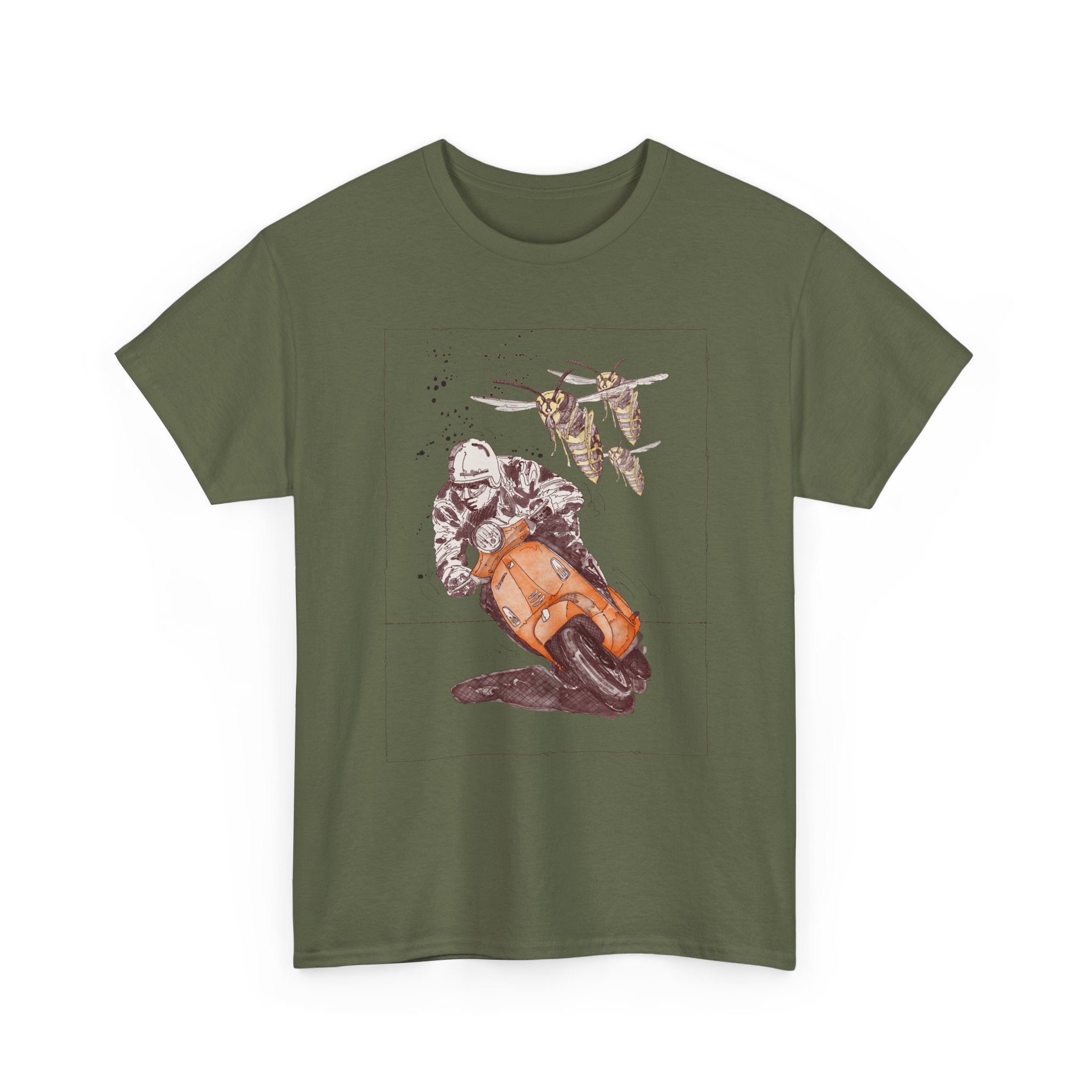 T-Shirt, Vespa Primavera, Orange – Bild 27