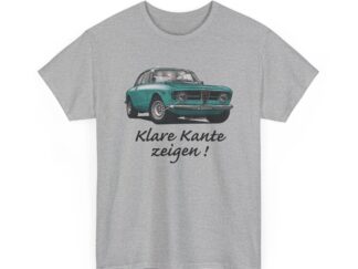 T-Shirt, Alfa Romeo Junior Kantenhaube, Grün, Klare Kante zeigen!