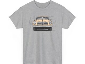 T-Shirt, Borgward Isabella, Strichzeichnung, Beige, personalisierbar