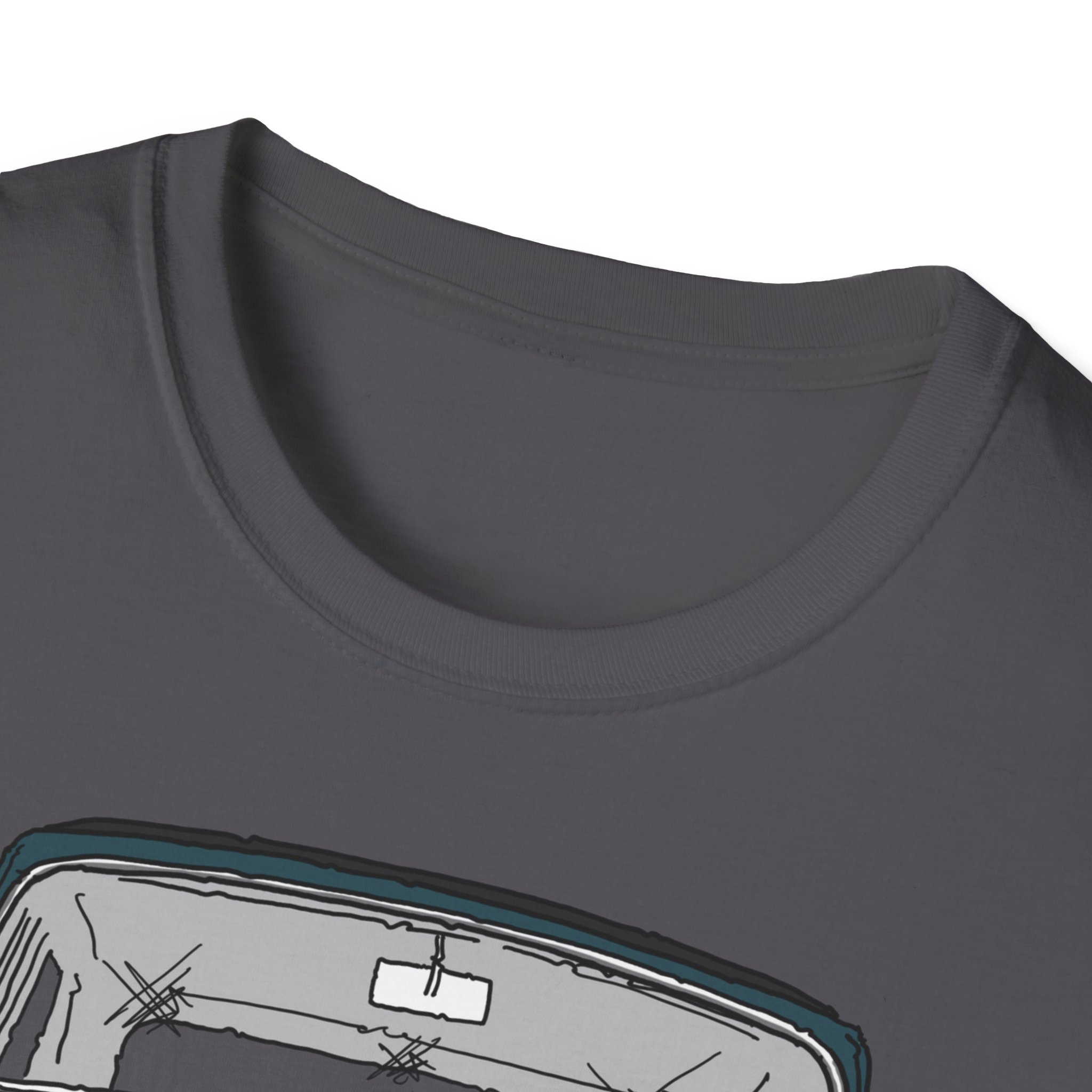 T-Shirt, Mini, Strichzeichnung, Grün, mit Kennzeichen personalisierbar – Bild 23