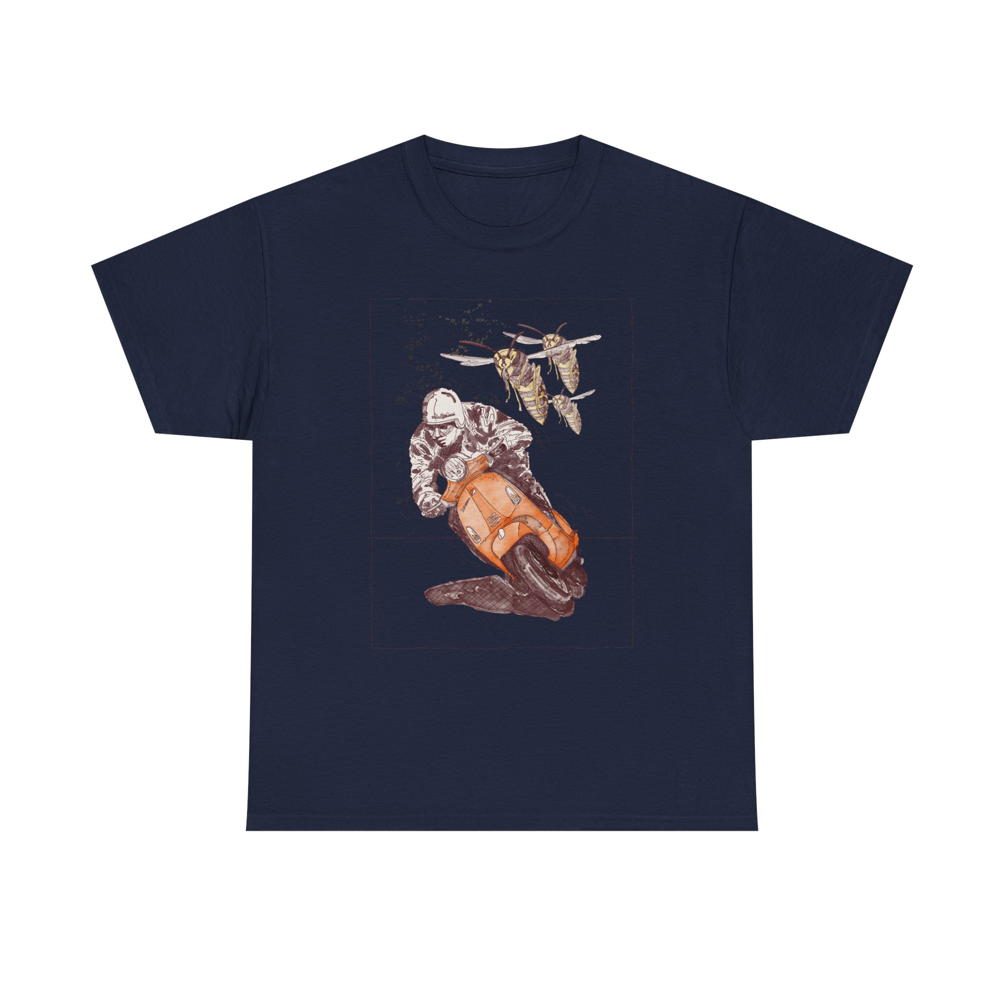 T-Shirt, Vespa Primavera, Orange – Bild 45
