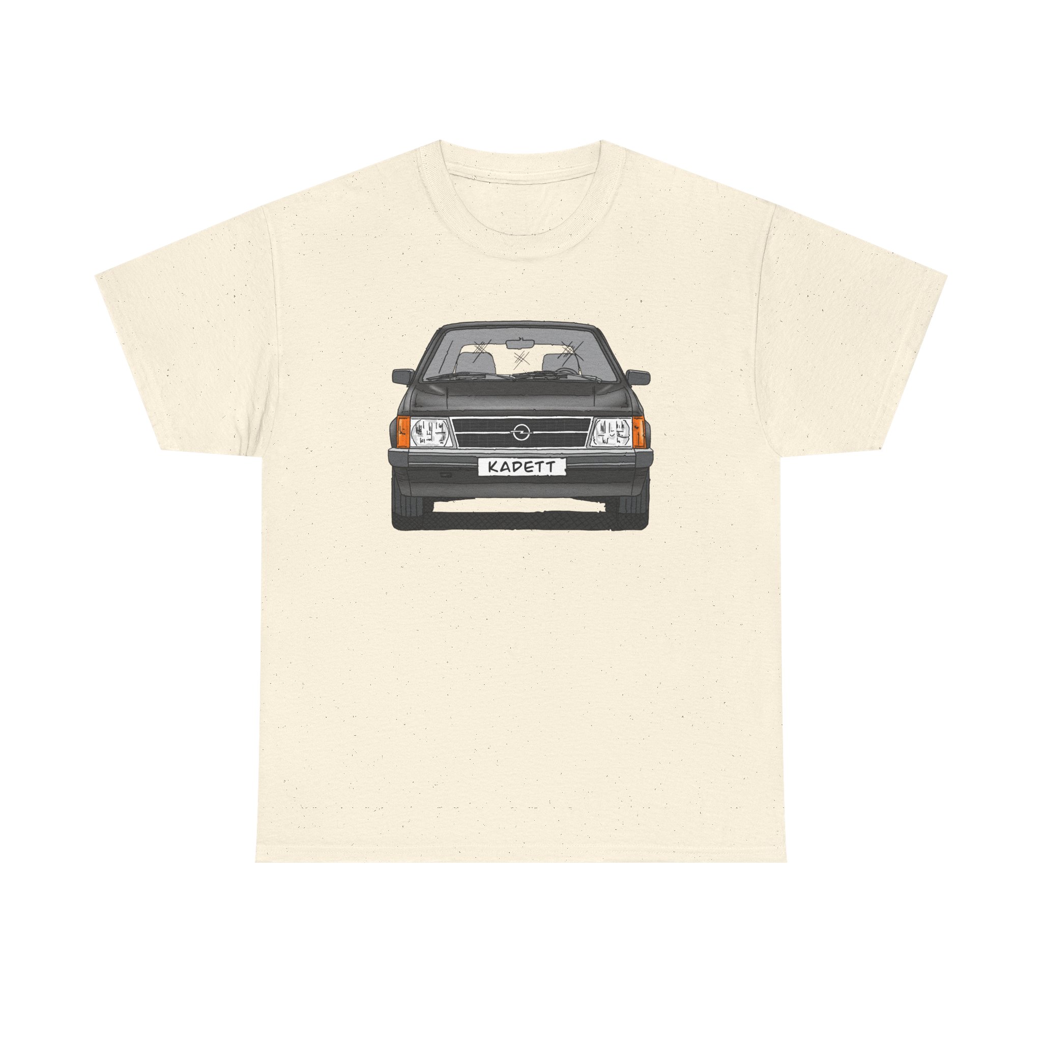 T-Shirt, Opel Kadett D, Strichzeichnung, Schwarz, mit Kennzeichen personalisierbar – Bild 21