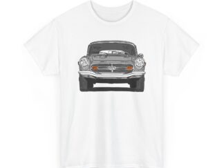 T-Shirt, Honda S800, Strichzeichnung, Silbergrau