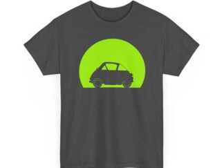 T-Shirt, BMW Isetta, Knutschkugel, Silhouette Grüner Kreis