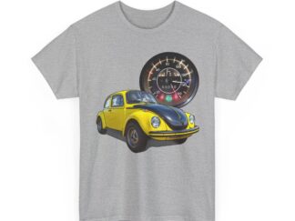 T-Shirt, VW Käfer GSR, Vmax mit Tacho