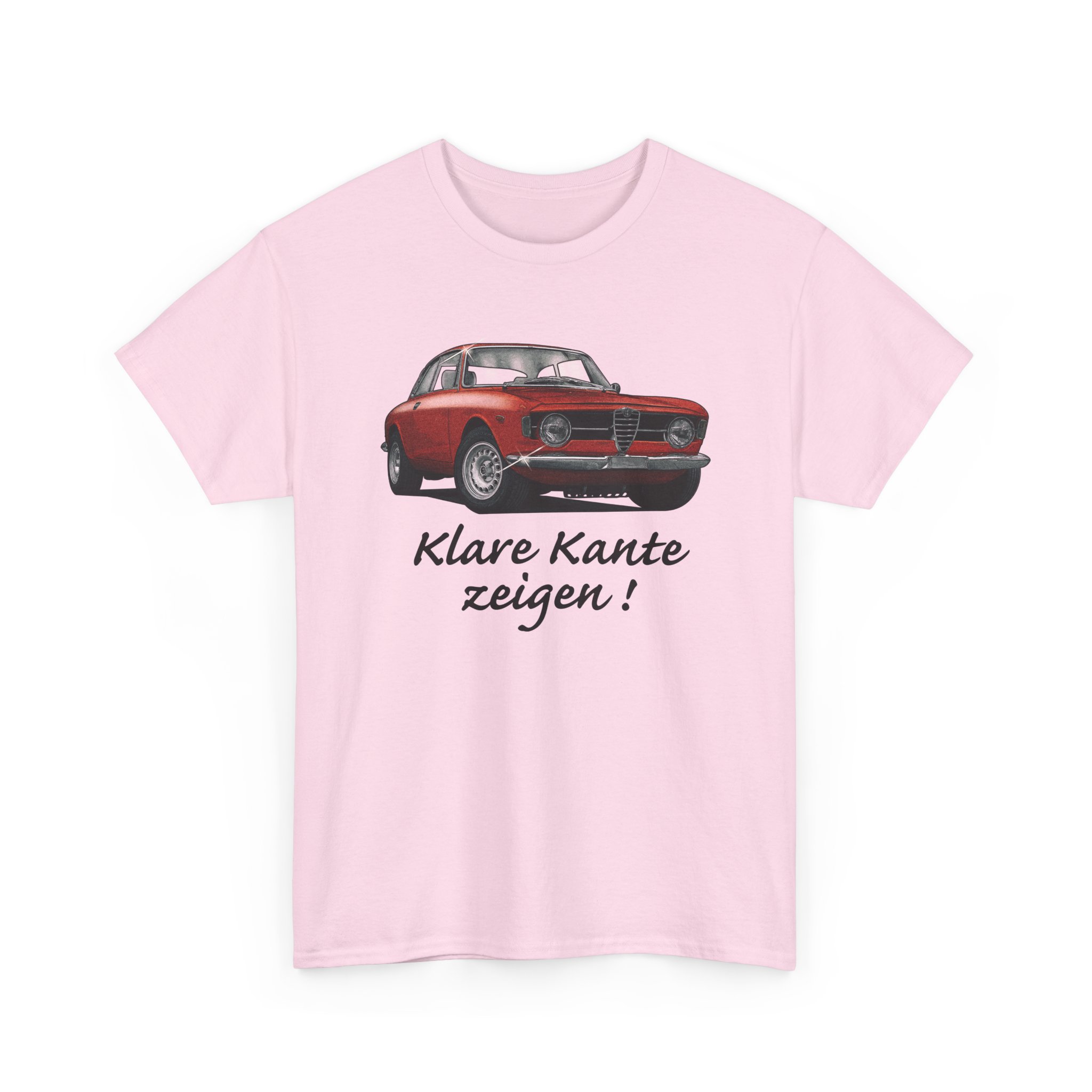 T-Shirt, Alfa Romeo Junior Kantenhaube, Rot, Klare Kante zeigen! – Bild 11