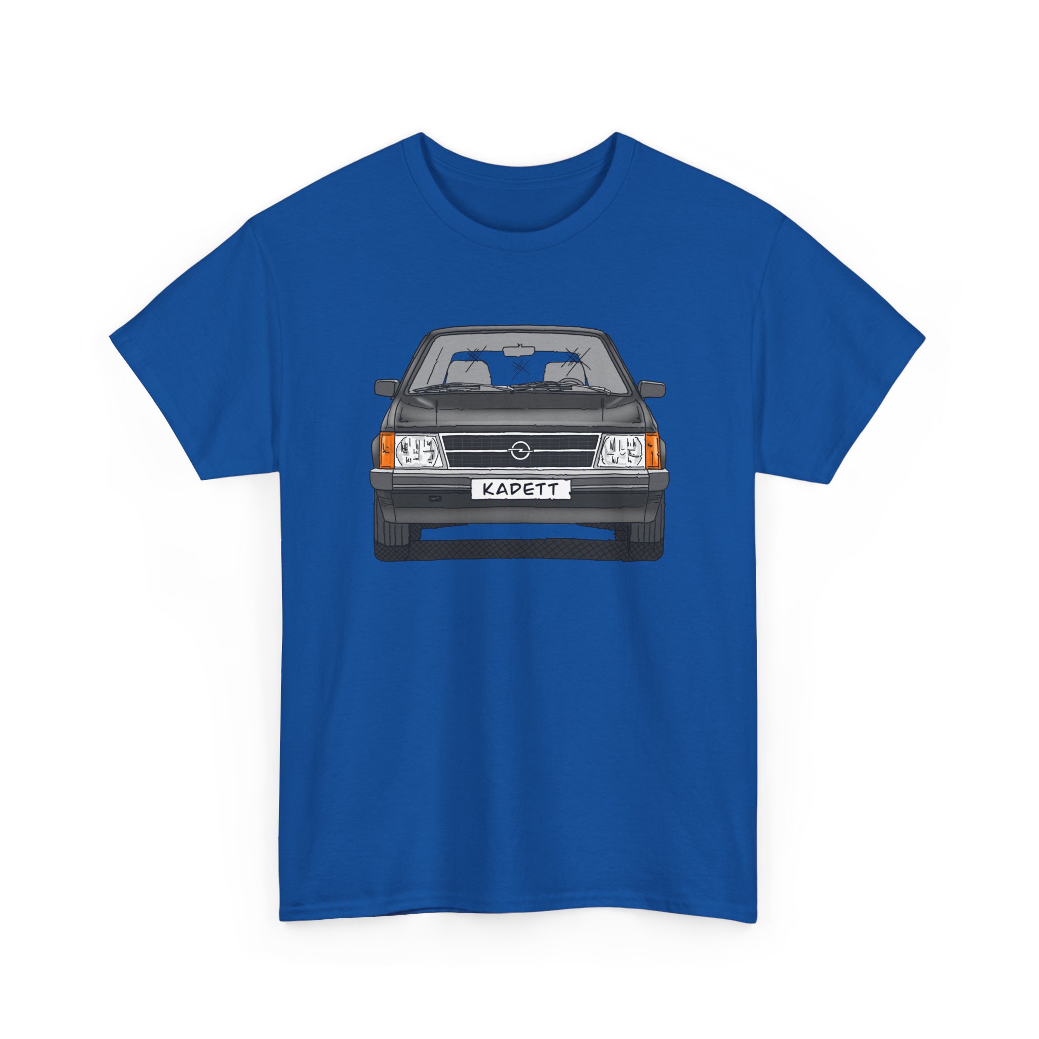 T-Shirt, Opel Kadett D, Strichzeichnung, Schwarz, mit Kennzeichen personalisierbar – Bild 39
