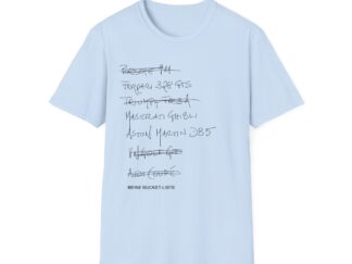 T-Shirt, Meine Bucket-Liste, Löffelliste, personalisierbar