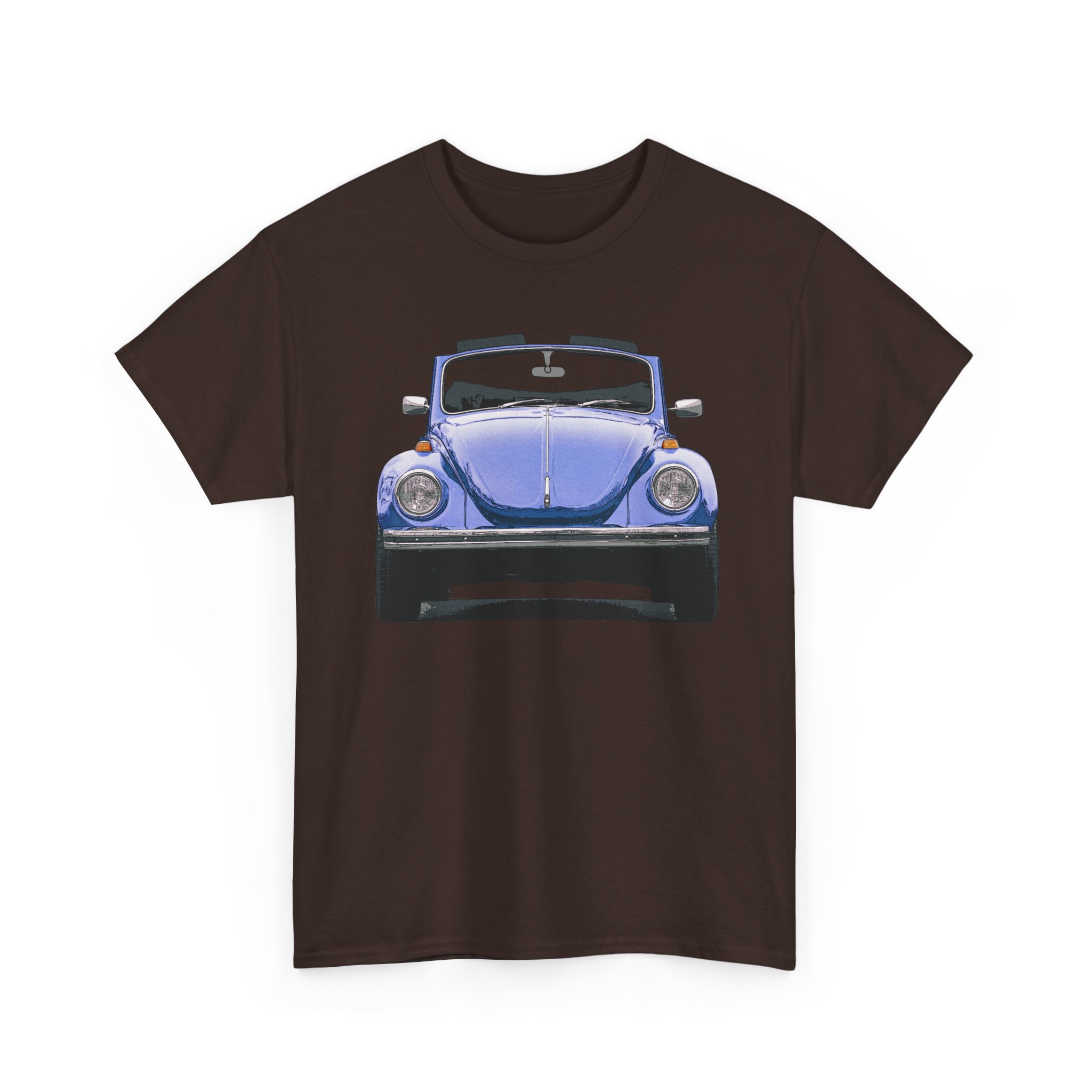 T-Shirt, VW Käfer Cabrio, 1302, Strichzeichnung, Blau, mit Kennzeichen personalisierbar – Bild 19