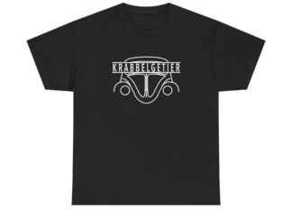 T-Shirt, VW Käfer, Text - KRABBELGETIER, Weiße Schrift