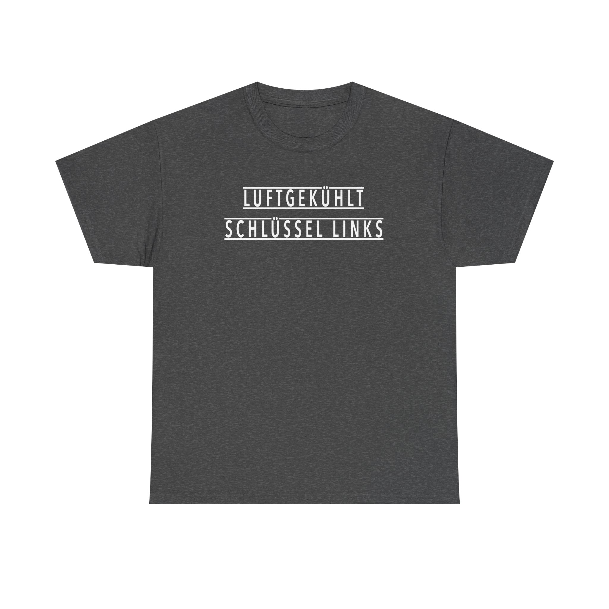 T-Shirt, 911, 356, 914/6, Text LUFTGEKÜHLT - SCHLÜSSEL LINKS, Weiße Schrift – Bild 29