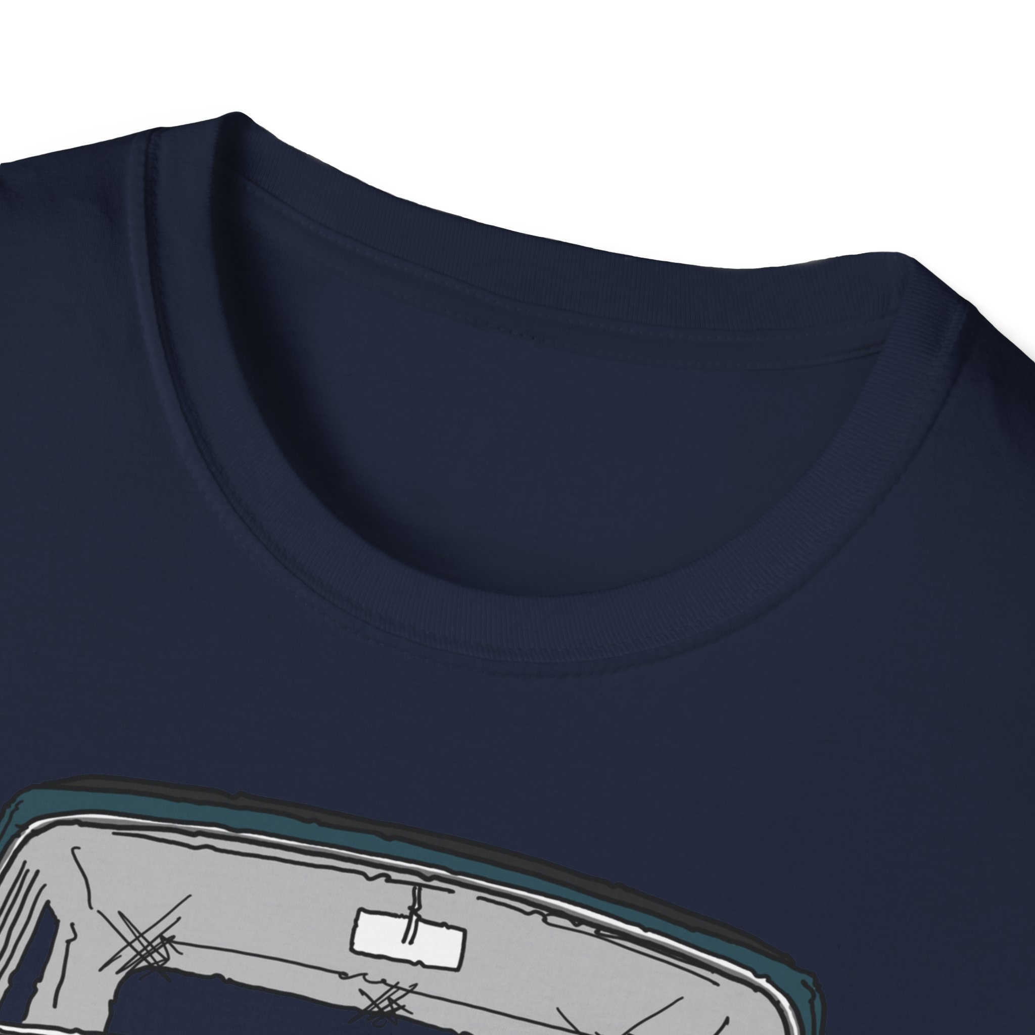 T-Shirt, Mini, Strichzeichnung, Grün, mit Kennzeichen personalisierbar – Bild 31