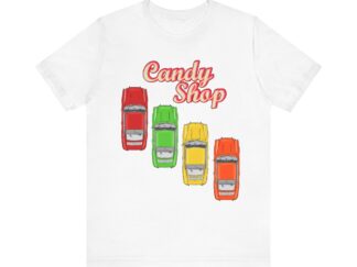 Copy of T-Shirt, Porsche 911 Coupé, F-Modell, Ur-Elfer, Candy Shop
