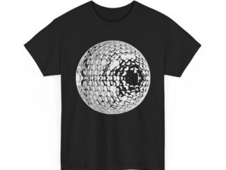 T-Shirt, Golfball, edler Druck