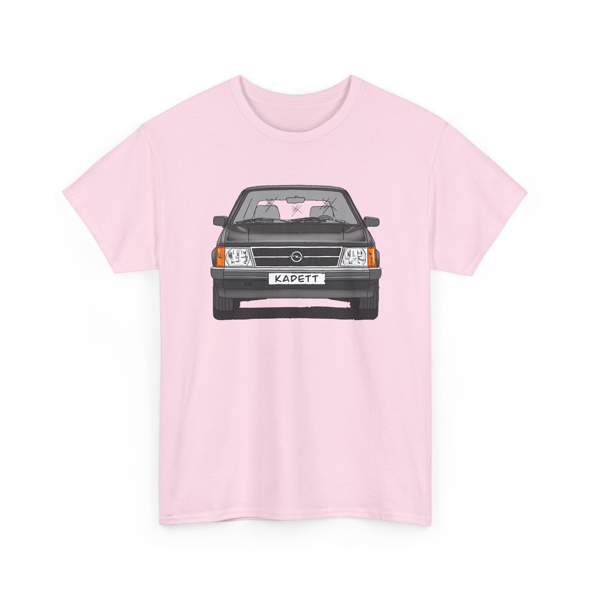 T-Shirt, Opel Kadett D, Strichzeichnung, Schwarz, mit Kennzeichen personalisierbar – Bild 19