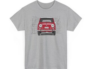 T-Shirt, Goggo, Strichzeichnung, Rot, personalisierbar