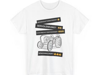 T-Shirt, Porsche Diesel P133, Schwarz, Deutscher Text, Spaßmacher