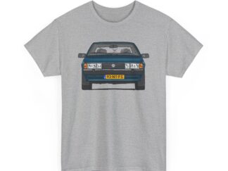 T-Shirt, VW SCIROCCO II, Strichzeichnung, Grün, 93-NT-FS