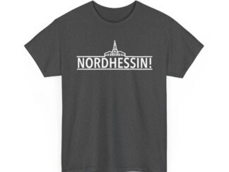 T-Shirt, NORDHESSIN!, Herkules, feiner Druck, weiße Schrift