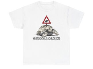 T-Shirt, KRÖTENSCHILD-SCHILDKRÖTE, Schwarze Schrift