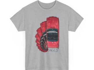 T-Shirt, Triumph Spitfire Mk3 - Schnecke, Rot
