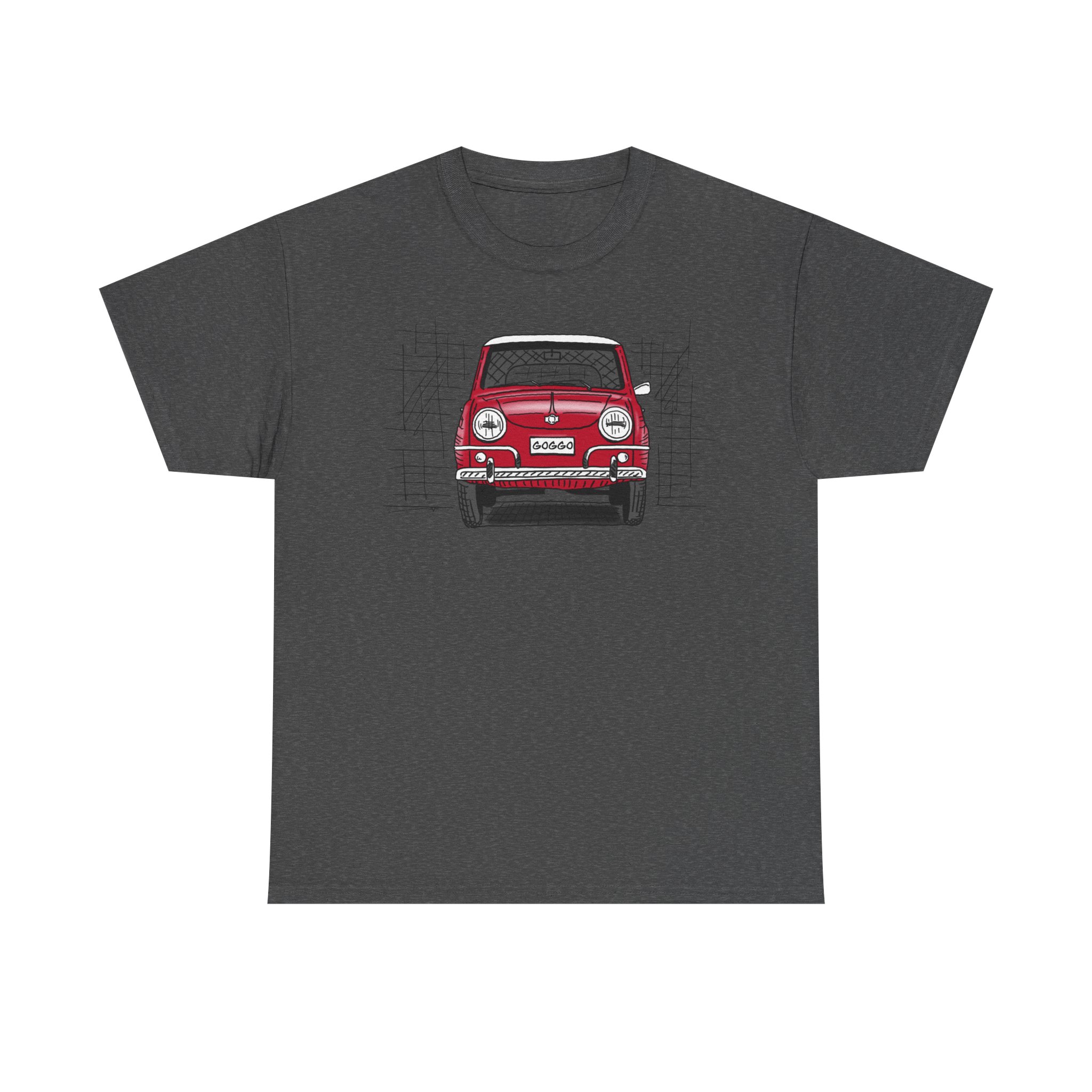 T-Shirt, Goggo, Strichzeichnung, Rot, personalisierbar – Bild 25
