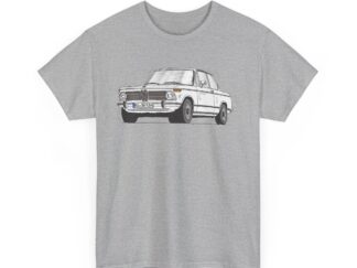 T-Shirt, BMW 02, Strichzeichnung, Weiß, KA XW 93H