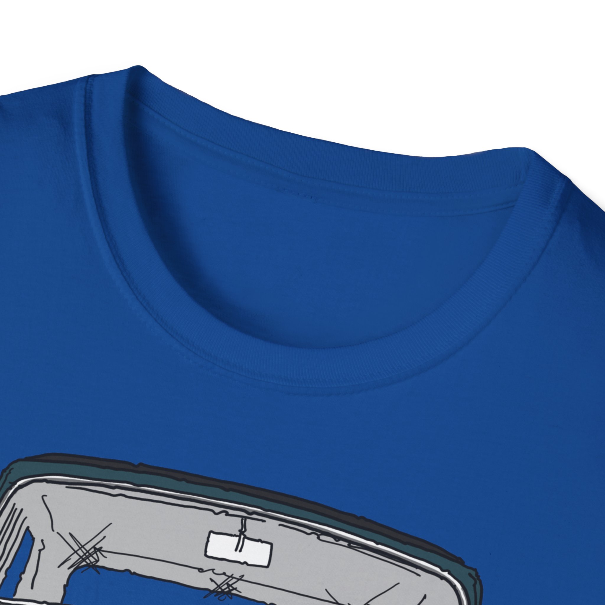 T-Shirt, Mini, Strichzeichnung, Grün, mit Kennzeichen personalisierbar – Bild 27