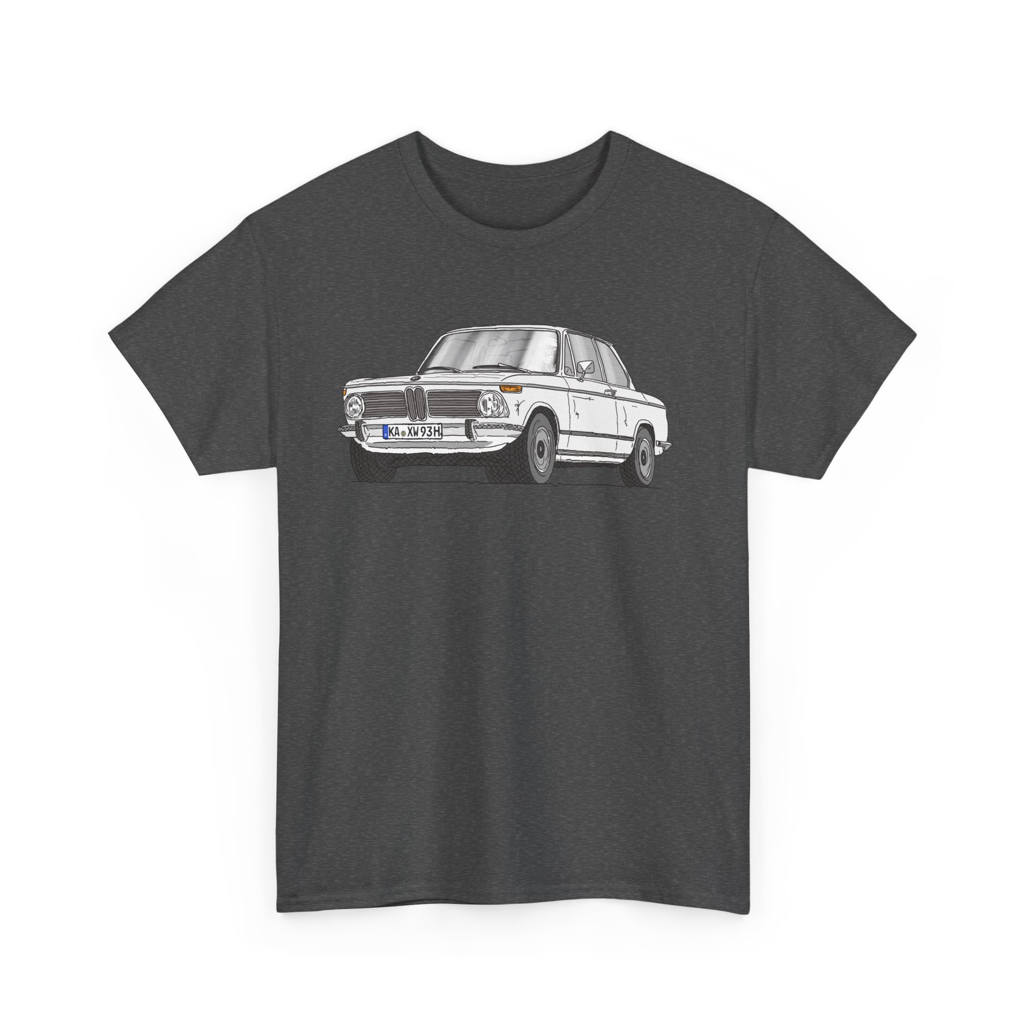 T-Shirt, BMW 02, Strichzeichnung, Weiß, KA XW 93H – Bild 5