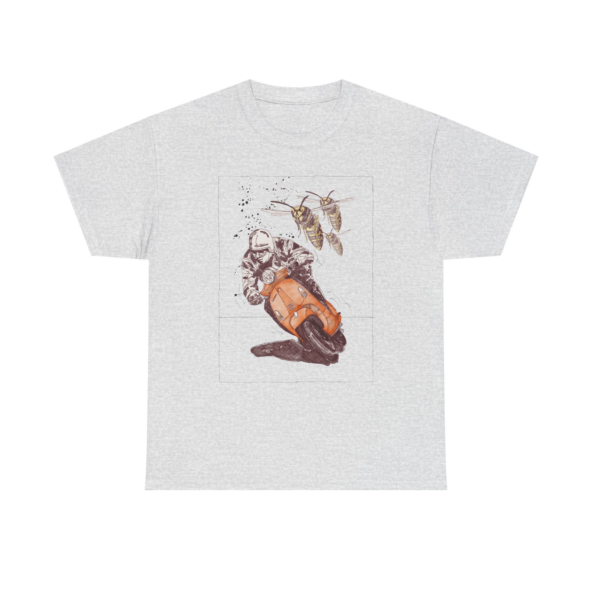 T-Shirt, Vespa Primavera, Orange – Bild 9