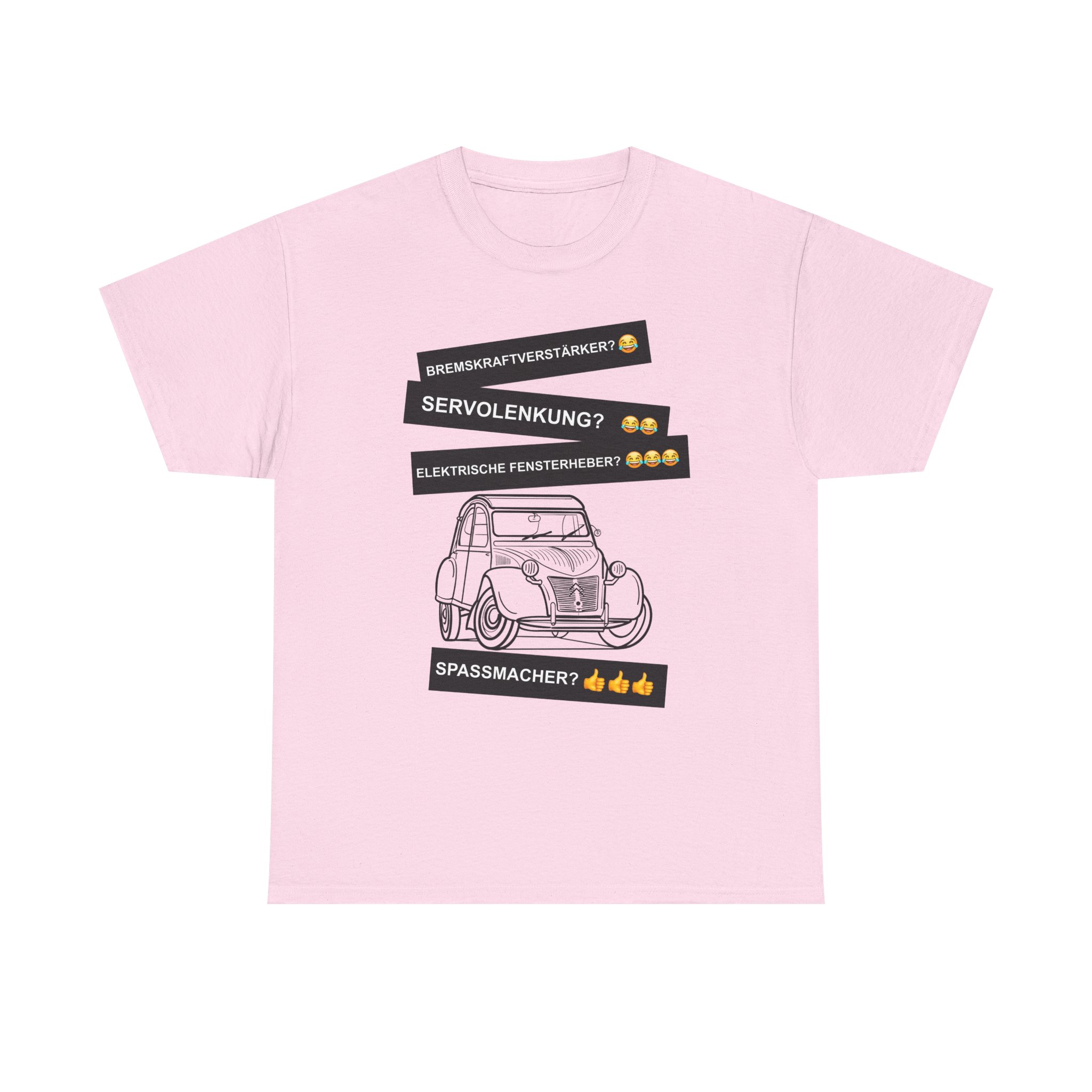 T-Shirt, Citroën 2CV, Ente, Schwarz, Deutscher Text, Spaßmacher – Bild 17