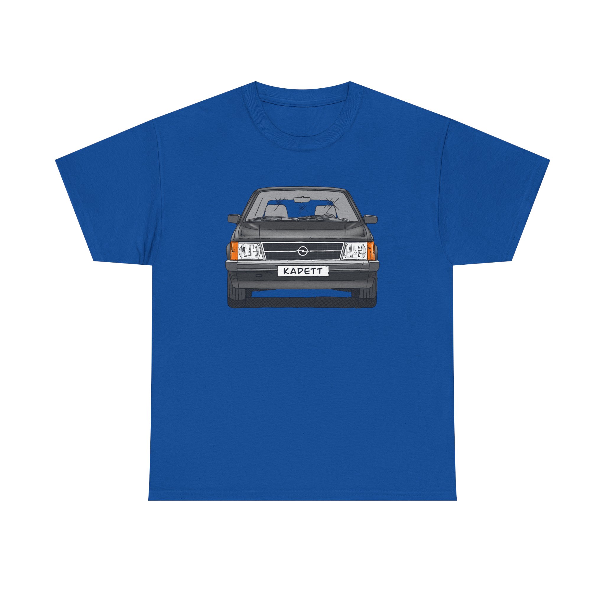 T-Shirt, Opel Kadett D, Strichzeichnung, Schwarz, mit Kennzeichen personalisierbar – Bild 37