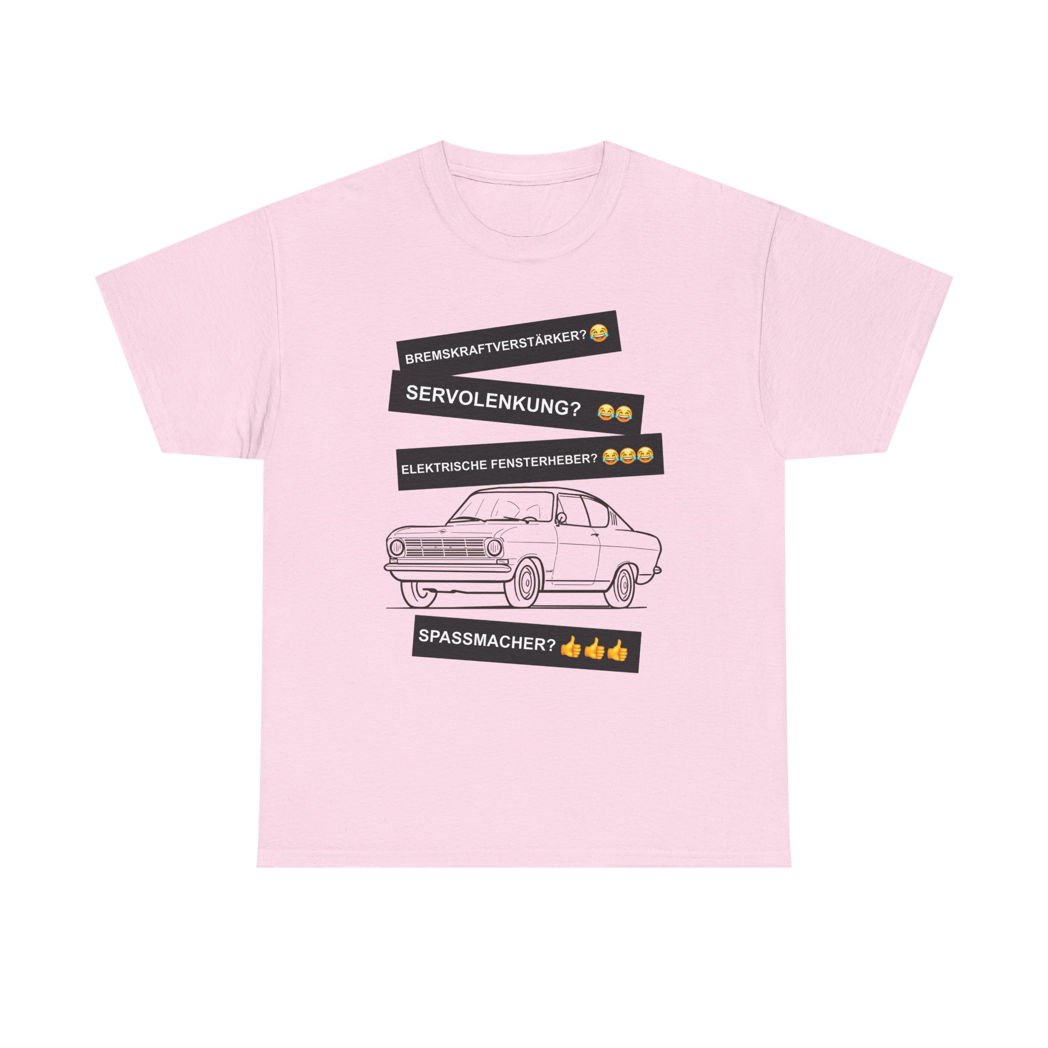 T-Shirt, Opel Kadett B Coupe, Schwarz, Deutscher Text, Spaßmacher – Bild 21