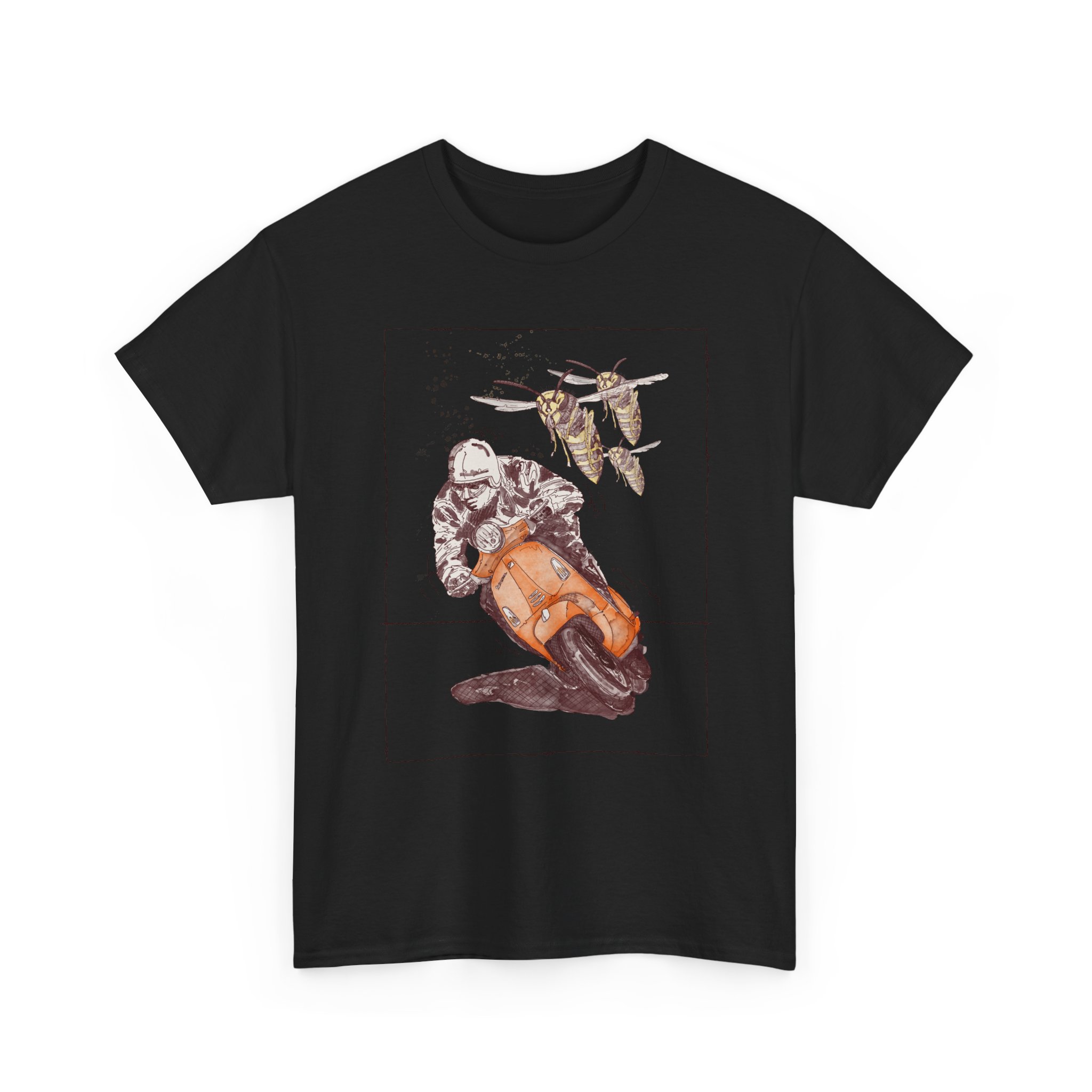T-Shirt, Vespa Primavera, Orange – Bild 15
