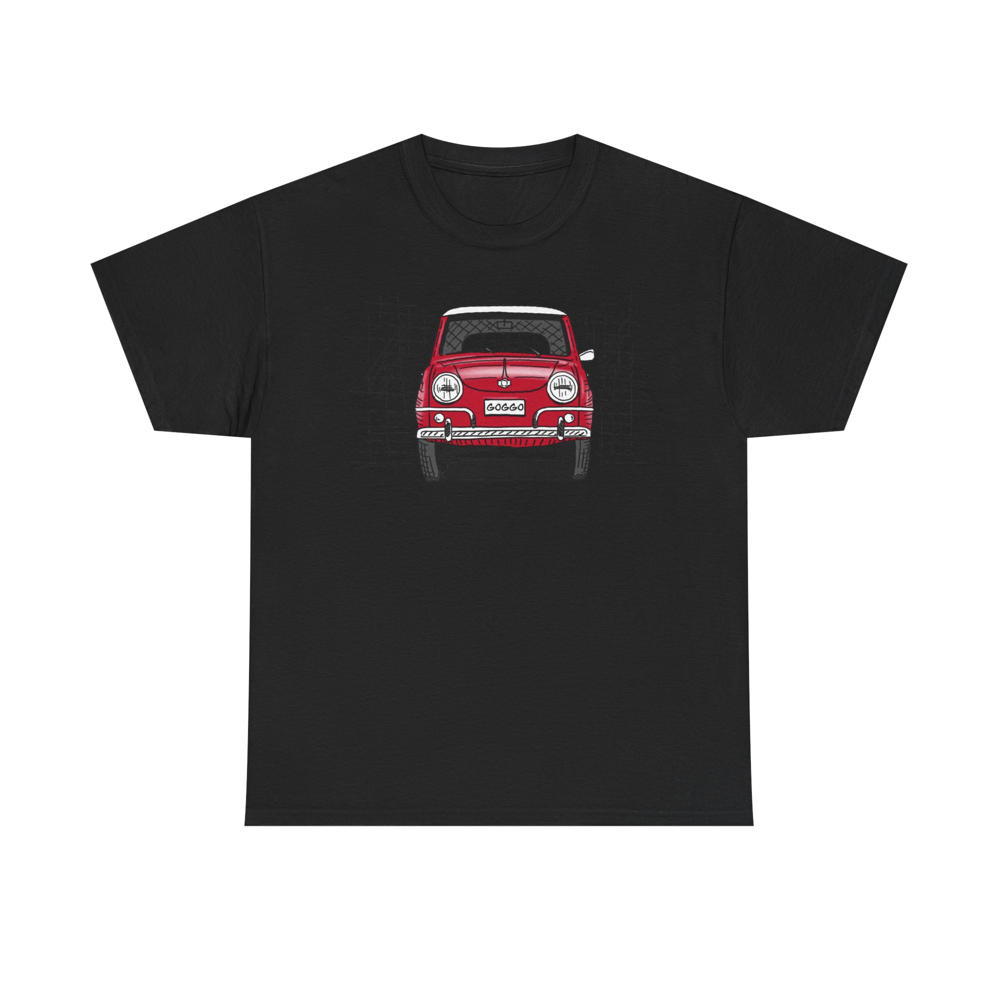 T-Shirt, Goggo, Strichzeichnung, Rot, personalisierbar – Bild 9