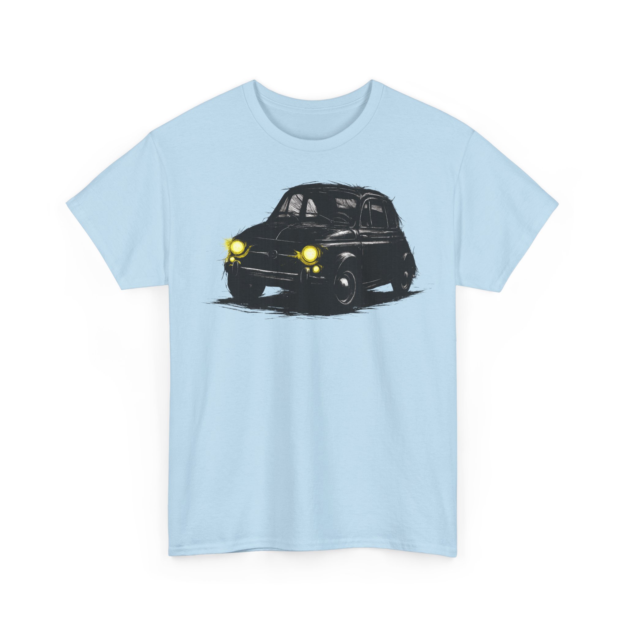 T-Shirt, Fiat 500, Cinquecento, großer feiner Druck – Bild 7