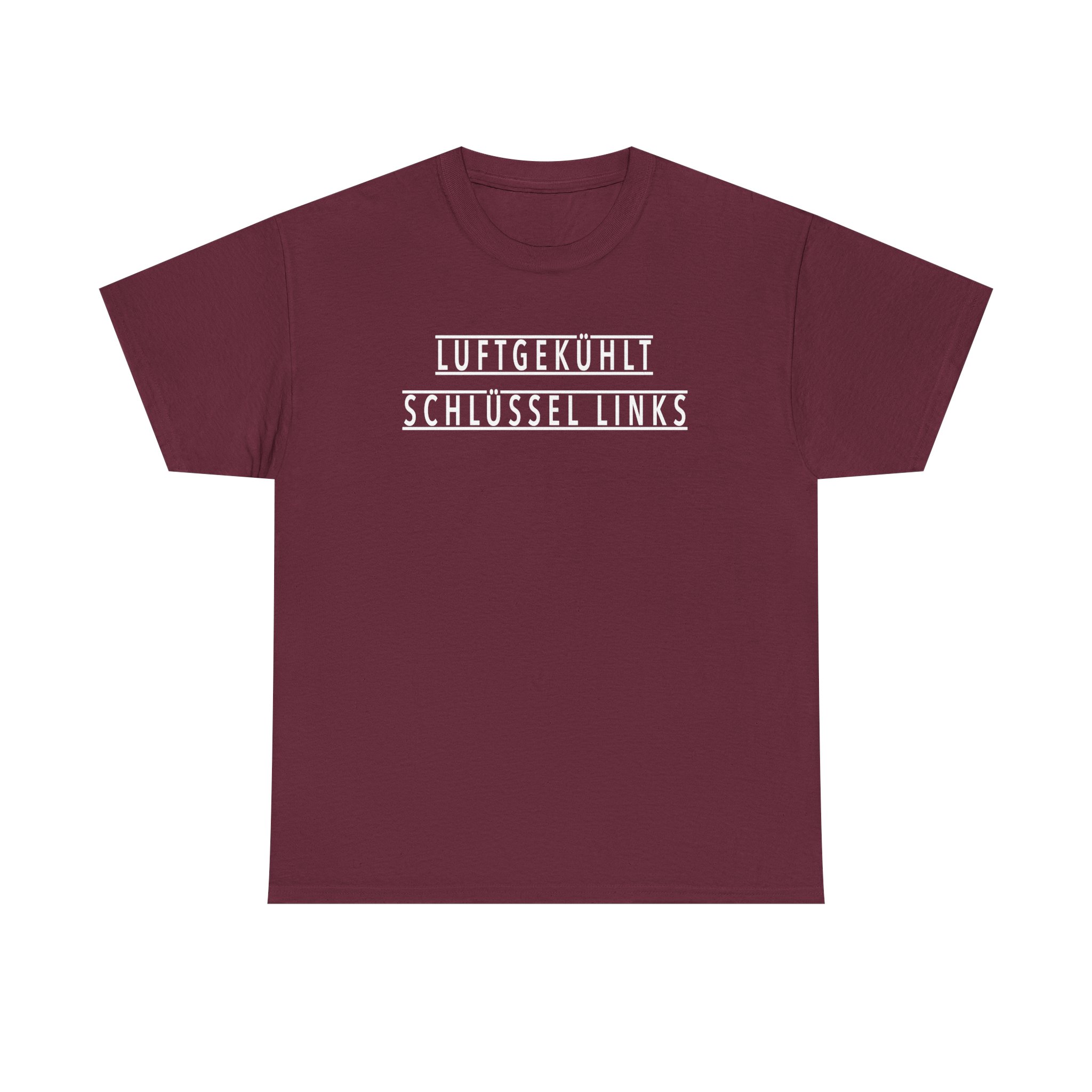 T-Shirt, 911, 356, 914/6, Text LUFTGEKÜHLT - SCHLÜSSEL LINKS, Weiße Schrift – Bild 9