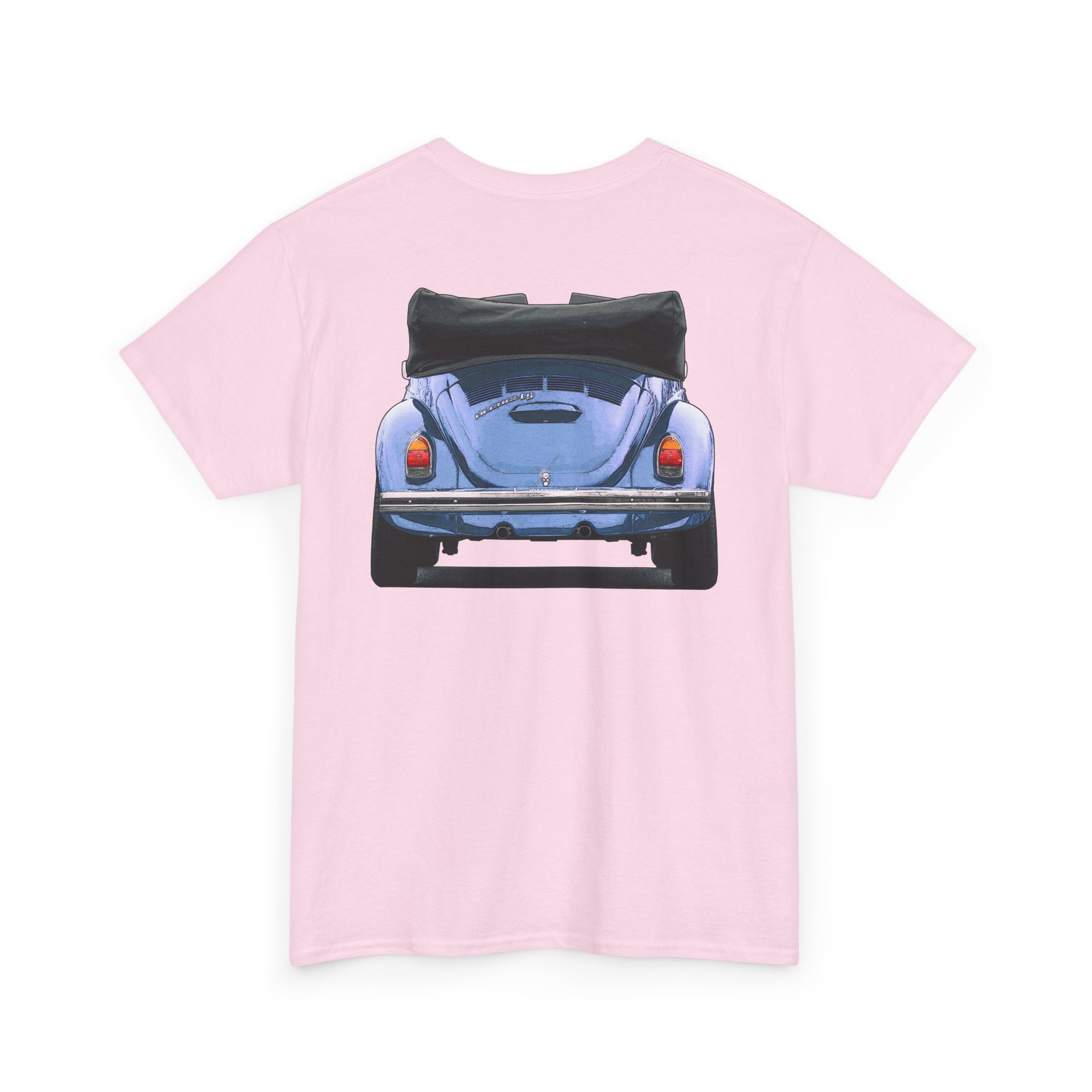 T-Shirt, VW Käfer Cabrio, 1302, Strichzeichnung, Blau, mit Kennzeichen personalisierbar – Bild 44