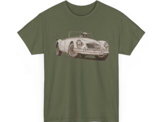 T-Shirt, MG A, Tusche, Monochrom, Crazy D.