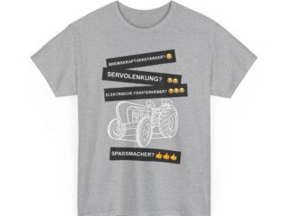 T-Shirt, Porsche Diesel P133, Weiß, Deutscher Text, Spaßmacher